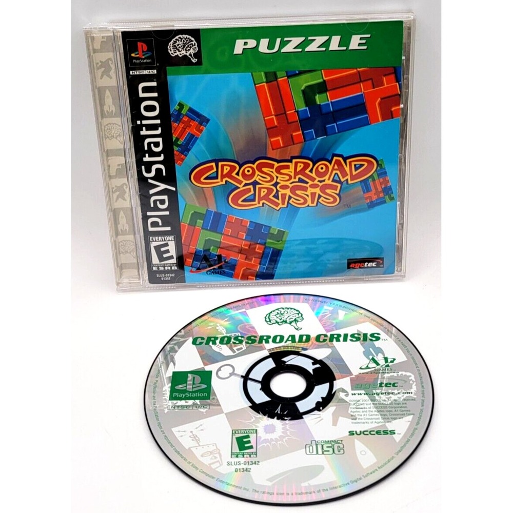 Crossroad Crisis Sony Playstation 1 PS1 Cib Complete In Box
